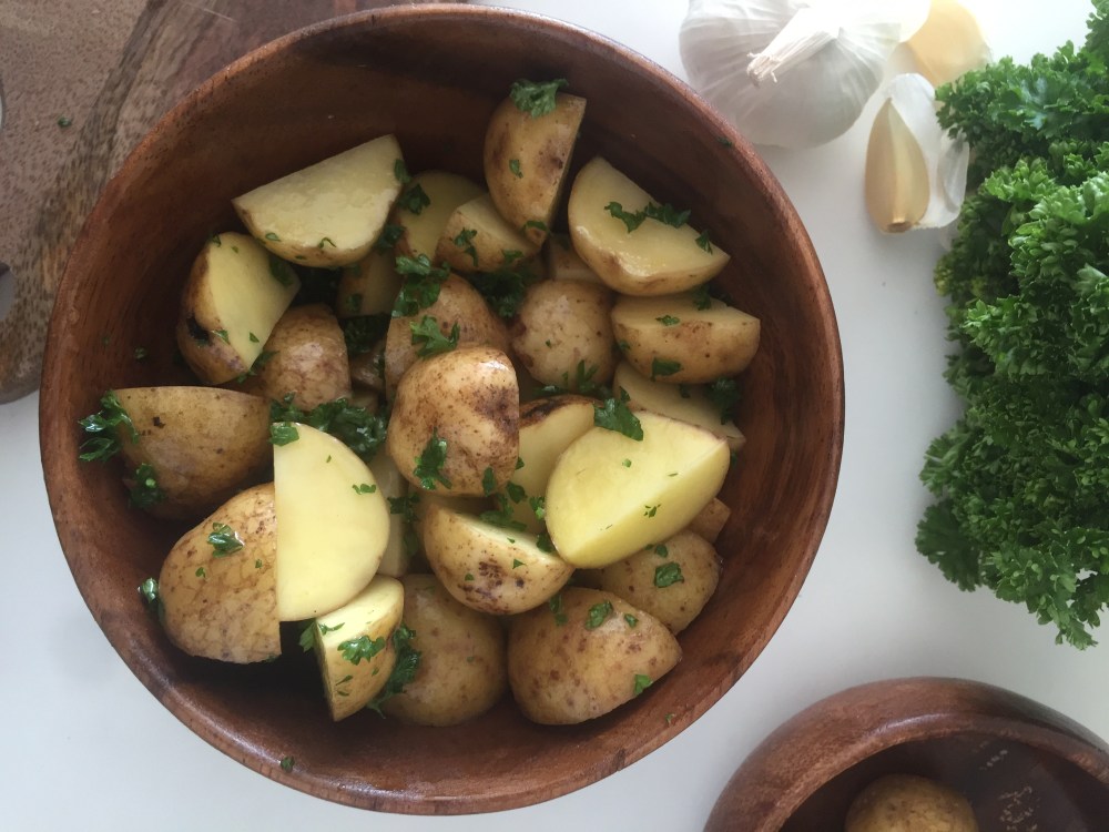 garlic potatoes 2 cooked